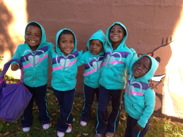 Girls in Pep clothes