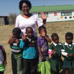 Careworker and Children, Reitz